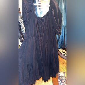 Torrid Black Flowy Dress